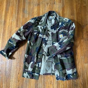Carhartt WIP digger camo chore jacket